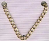 OUTLET Metalen schakelketting, 5.5mm x 1 meter, goud