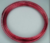 OUTLET Alu draad / aluminiumdraad, 0.7 mm, 25 meter rood
