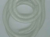 OUTLET Fishnet tubes, nylon, 8mm x 1 meter, wit