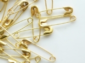 OUTLET Veiligheidsspelden 28mm, 144 stuks, goud