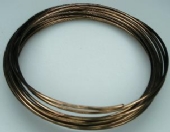 OUTLET Alu draad / aluminiumdraad, 0.7 mm, 25 meter bruin