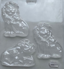 OUTLET Gietvorm lion king 24 x 22 cm