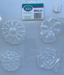 OUTLET Gietvorm bloemen 24 x 22 cm