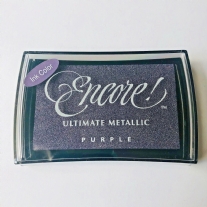 OUTLET stempelkussen Encore, ultimate metallic, paars