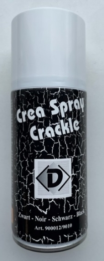 OUTLET Crea spray crackle, 150 ml, zwart
