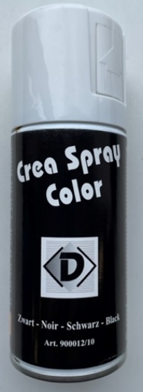 OUTLET Crea spray color, 150 ml, zwart