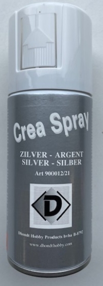 OUTLET Spray paint / spuitverf, 150ml, zilver