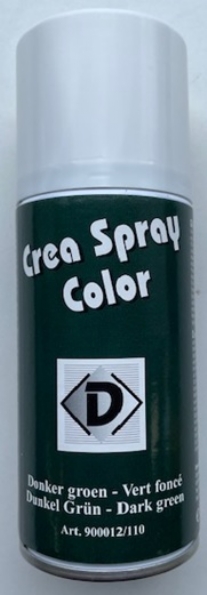 OUTLET Crea spray color, 150 ml, donkergroen
