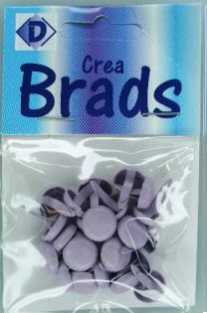 OUTLET Splitpennen / brads, 8 x 10 mm, heide