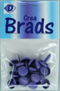 OUTLET Splitpennen / brads, 8 x 10 mm, lila