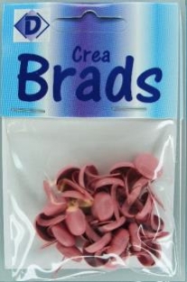 OUTLET Splitpennen / brads, 8 x 10 mm, blauw