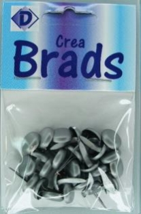 OUTLET Splitpennen / brads, 8 x 10 mm, blauw