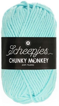 Chunky Monkey acrylwol 100 gram 1034 babyblauw