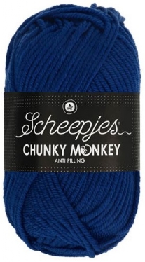 Chunky Monkey acrylwol 100 gram 1117 koningsblauw