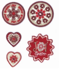 OUTLET Applicaties zelfklevend, winter wonderland 2 , set van 5 stuks