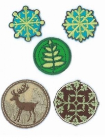 OUTLET Applicaties zelfklevend, natural life, set van 5 stuks