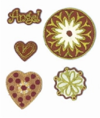OUTLET Applicaties zelfklevend, little angel 1, set van 5 stuks