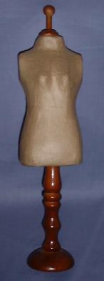 OUTLET Eco shape torso met houten staander, 41 cm 