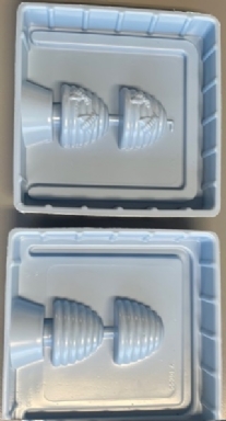 OUTLET Kaarsengietvorm / kaarsengietmal 2 bijenkorfjes, 2 x 51mm 