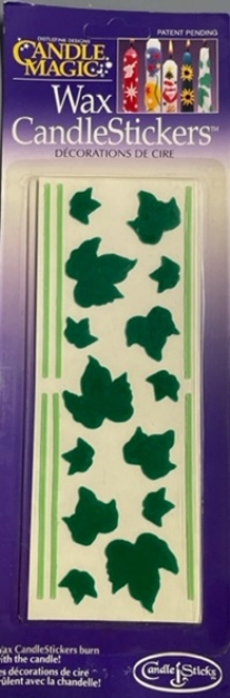 OUTLET kaarsenstickers van was, klimop
