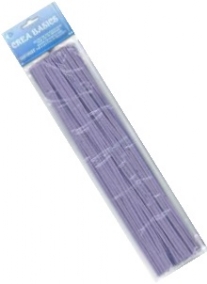 OUTLET Chenilledraad, 6mm, 30 cm 25 stuks lila