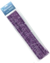 OUTLET Chenilledraad, 6mm, 30 cm 25 stuks paars
