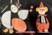 OUTLET Knutselpakket van wattenballen, clown