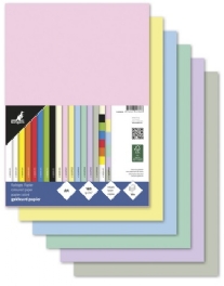 Gekleurd tekenpapier, 160gr, A4, 50 vel, assortiment pastel