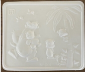 OUTLET Learn to paint, 3D kleurplaat, beren