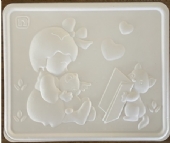 OUTLET Learn to paint, 3D kleurplaat, meisje