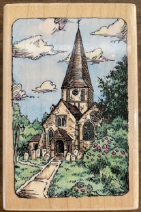 OUTLET Stempel Stampendous, St.James steeple, 8 x 5 cm