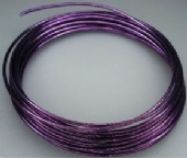 OUTLET Alu draad / aluminiumdraad, 0.7 mm, 25 meter violet