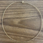OUTLET Halsband goudkleurig, 14 cm, 1 stuk