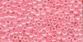 OUTLET Glazen kraaltjes/borduurkraaltjes/rocailles ceylon, 2 mm (11/0),  6 gram , roze
