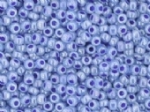 OUTLET Glazen kraaltjes/borduurkraaltjes/rocailles ceylon, 2 mm (11/0),  6 gram , lila blauw