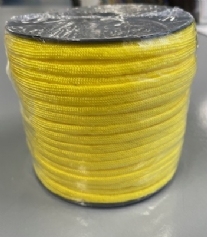 OUTLET Paracord / koord / touw, 4mm, 50 meter, geel