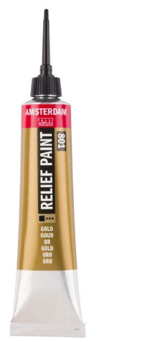 Amsterdam reliefpaint / contourpaint, 20 ml, goud