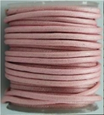OUTLET Katoenen waskoord / waxkoord, 2mm, 10 meter, roze