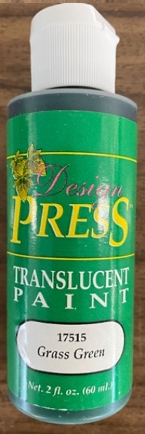 OUTLET Design press transparant acrylverf, 60 ml, grasgroen