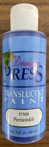 OUTLET Design press transparant acrylverf, 60 ml, blauwviolet