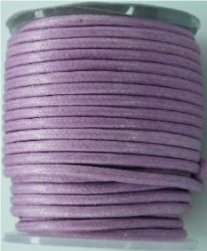 OUTLET Katoenen waskoord / waxkoord, 2mm, 10 meter, lila
