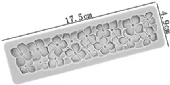 OUTLET Siliconen mal / siliconen vorm, hortensia, 17.5 x 4.9 cm 