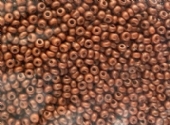 OUTLET Glazen kraaltjes/borduurkraaltjes/rocailles frosted, 3 mm, 100gram  opaak, zalm