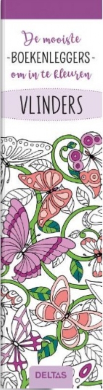 De mooiste boekenleggers om in te kleuren, Vlinders