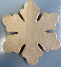 OUTLET Eco shape sneeuwvlok, 13 x 13 x 1.25 cm