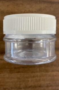 OUTLET Kunststof potje met schroefdop, 25 ml