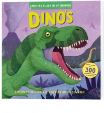 Stickers plakken op nummer, Dino's