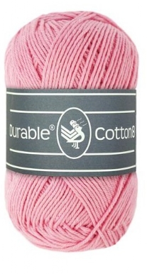 Durable cotton 8, katoenen breigaren/haakgaren, 50 gram, 227 antique pink