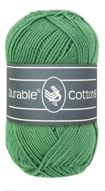 Durable cotton 8, katoenen breigaren/haakgaren, 50 gram, 2133 Dark Mint