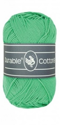 Durable cotton 8, katoenen breigaren/haakgaren, 50 gram, 2156 Grass Green